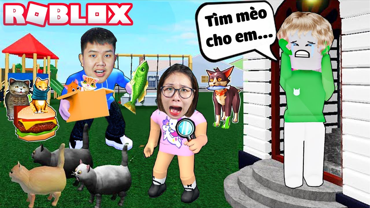 Tìm tất cả mèo bị lạc cho fan trong Roblox !? bqThanh & Ốc Liệu Có Tìm Thấy Hết ?