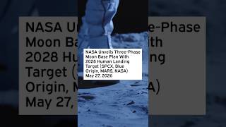 NASA Unveils Three-Phase Moon Base Plan With 2028 Human Landing Target #NASA #MoonBase #Artemis