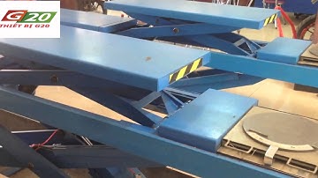 cầu nâng cắt kéo, cầu nâng kiểu xếp