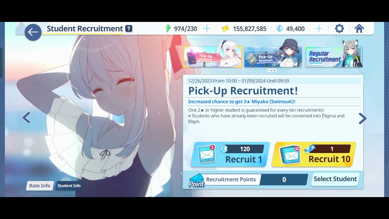 Blue Archive Gacha Banner Summer Saki & Miyu YouTube