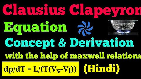 Clausius-Clapeyron equation