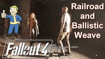 Joining the Railroad and Obtaining Their Ballistic Weave Armor Mod Technology - Fallout 4
