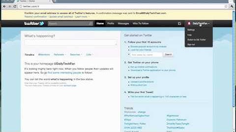 How to setup a Twitter Account in 5 min