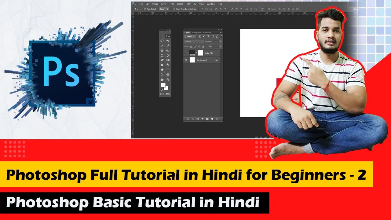 Photoshop Full Tutorial in Hindi for Beginners | photoshop basic ...