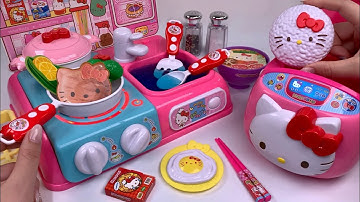 [🐰toy asmr🐰] Sanrio Cooking Toy Hello Kitty Kitchen PlaySet ASMR Satisfying with Unboxing Review Toy