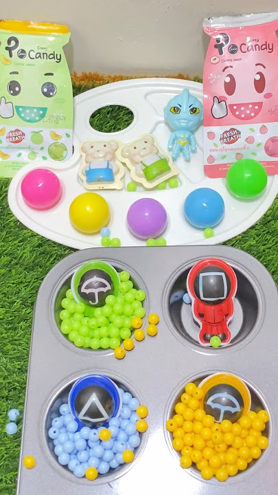 ASMR CHARMS BLOW POP GUM BALLS INSIDE OUTS CANDY (4 FLAVORS) AND EATING SOUNDS