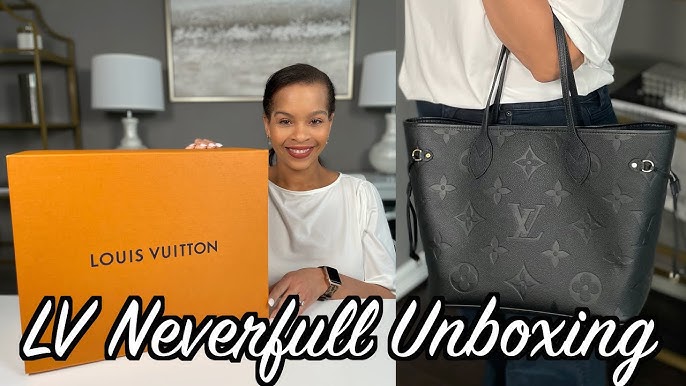 Unboxing and Mini Review! Louis Vuitton Empreinte Neverfull MM