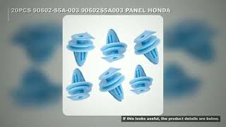 20Pcs For 9mm Hole OE: 90602-S5A-003 90602S5A003 Car Door Panel Fixing Clip Plastic Wheel Arch Fende
