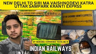 12445 NEWDELHI TO SHRI MA VAISHNODEVI KATRA   ||UTTAR SAMPARK KRANTI EXPRESS||FULL JOURNEY in 2nd Ac