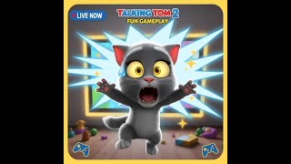 😂 Talking Tom Live Gameplay 🎮 | Fun Challenges, Crazy Reactions &amp; Live Chat with Tom! 🐱