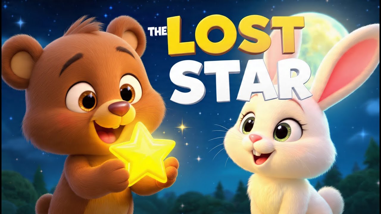 The Brave Little Bear and the Lost Star | Bedtime Story for Kids story ...