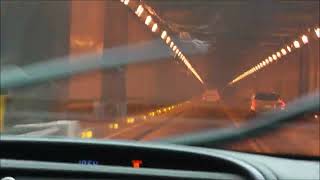 DRIVING THROUGH THE BLUE MOUNTAIN TUNNEL AND KITTATINNY MOUNTAIN TUNNEL
