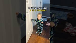 My child is actually afraid of this—is that normal?#fyp #viral #baby#funnyvideos