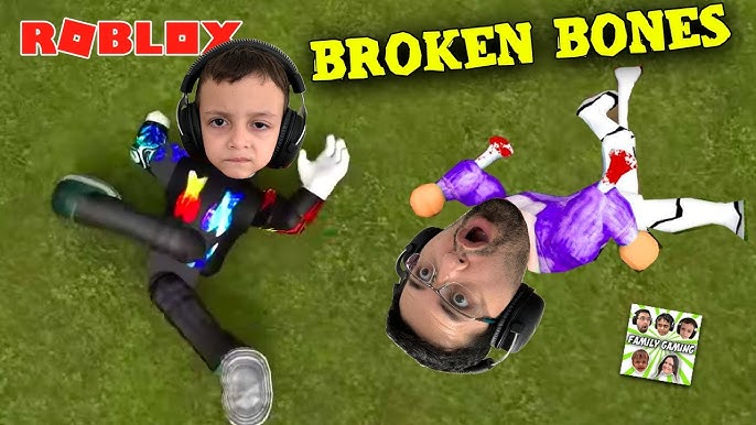 Roblox - QUEM QUEBRA MAIS OSSOS?? (Broken Bones IV) Family Gaming