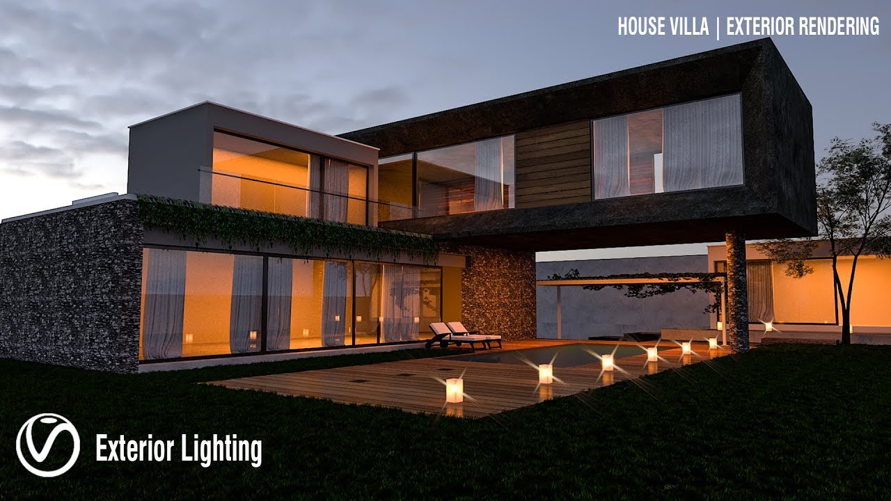 Vray for sketchup exterior lighting -