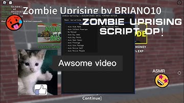 Zombie Uprising Scripts Showcase OP SCRIPT