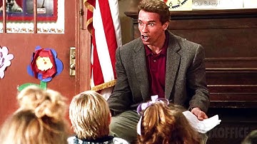 子供はアーノルド・シュワルツェネッガーに腫瘍があると思っている... | キンダガートン・コップ | 映画シーン