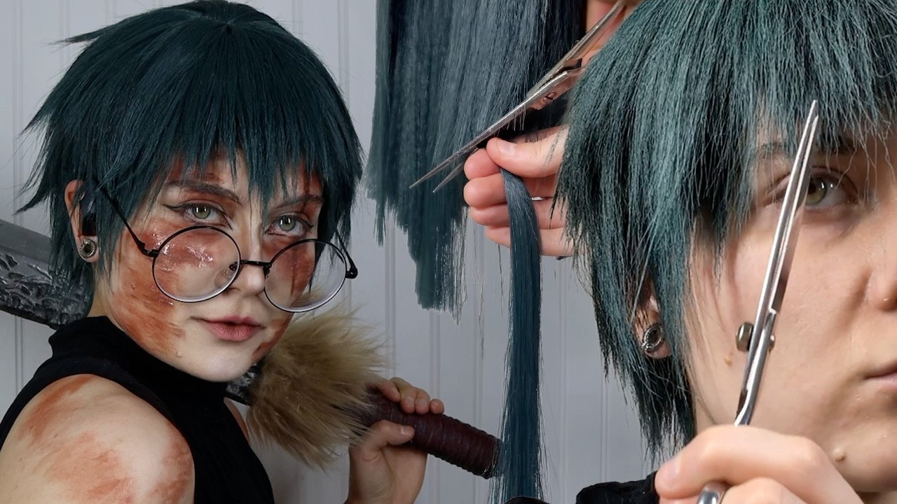 Cosplay Wig Styling 101: Cutting & Styling Long Wigs to Make Short