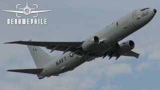 US Navy Boeing P-8A POSEIDON Touch & Go Practice with Beaver Sighting! 01Jun21