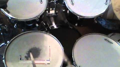 How to PLay Over The Mountain Drum Intro by Ozzy Osbourne