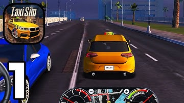 Taxi Sim 2020 - Gameplay Walkthrough Part 1 - Volkswagen Golf GTI (IOS, Andriod)