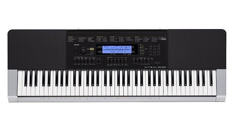 Casio WK-240 all demo songs