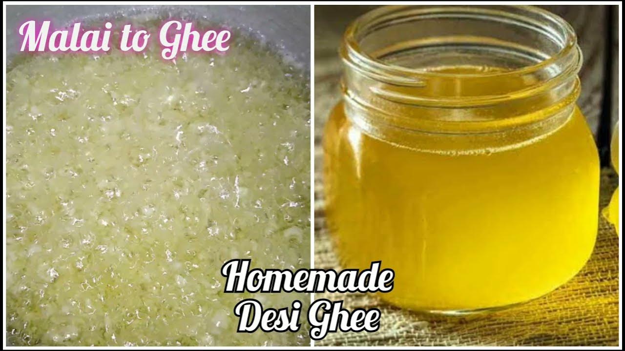 How to make Desi Ghee from Malai Easy way to make Desi Ghee at home