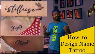 How to design tattoo font | tattoo training in HINDI | by Rahul Gupta. screenshot 3