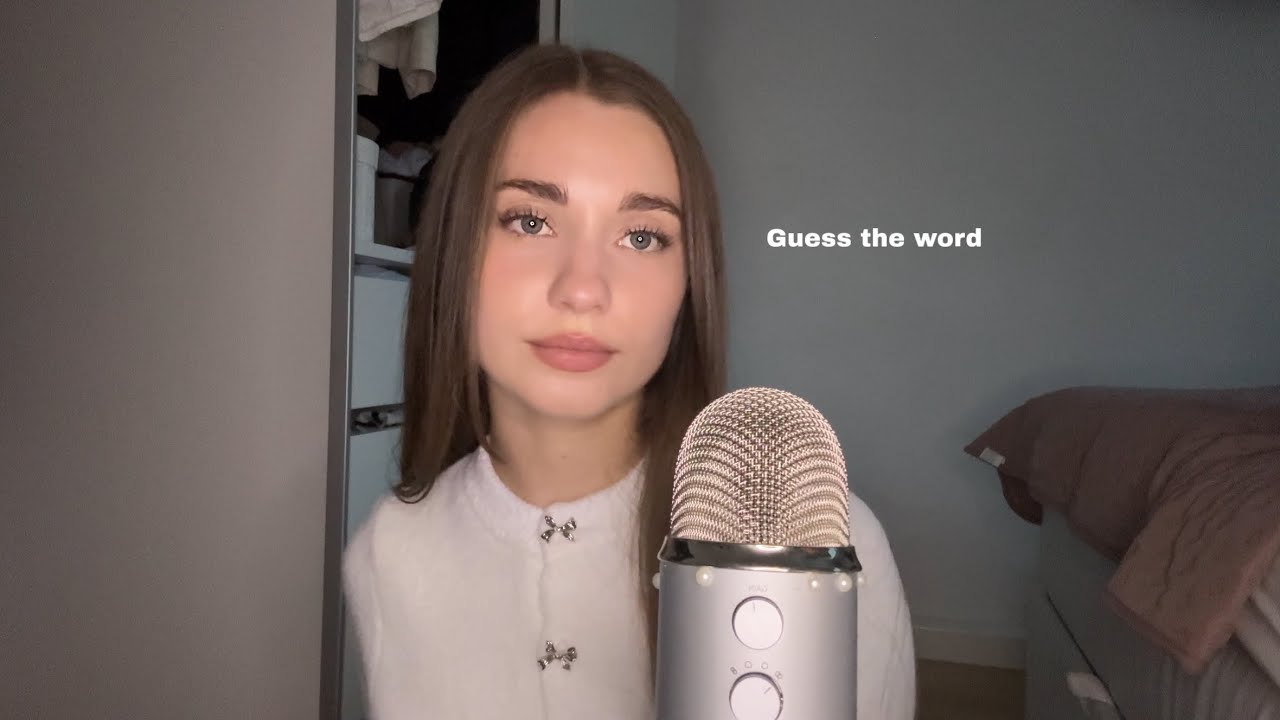 ASMR Guess the silent word