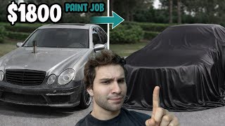 I got the cheapest paint job possible on my Diesel Mercedes! ($1800 Econo Paint Job Review)