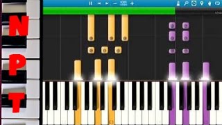 Video thumbnail of "James Bay - If You Ever Want To Be In Love - Piano Tutorial - Synthesia - How To Play"