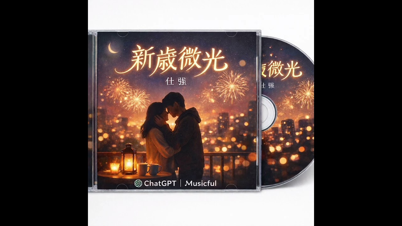 AI 歌曲---新歲微光。作者：仕強 / Chatgpt / Musicful 