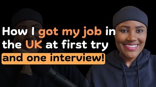 How I GOT my JOB in the UK | After the first interview!