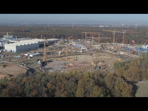 Time lapse: FAIR construction site 2018 - 2021
