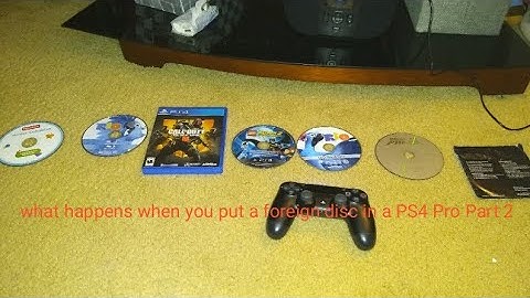 What happens when you put a foreign disc in a PS4 Pro Part 2