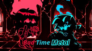 The Most Intense Battle Fnf Bad Time Metal But Its Gf Vs Bf Nightmare Reskin Overcharted