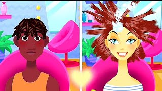 Girls hair salon / pazu avatar World games screenshot 5