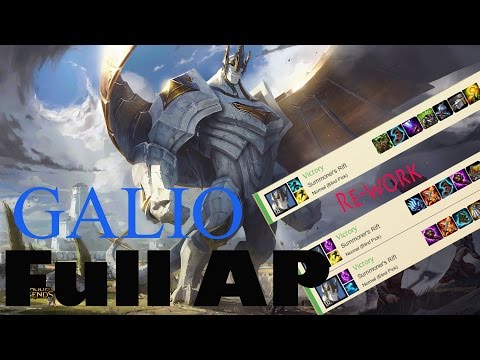 League Of Legends-Full Ap Galio(Funny Moments/Fails)