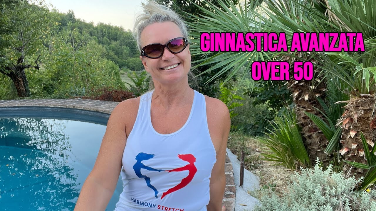 Lezione avanzata di ginnastica con la sedia , over 50. Un corpo bello.