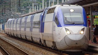 여수엑스포발 용산행 KTX-산천 518열차 순천역 출발