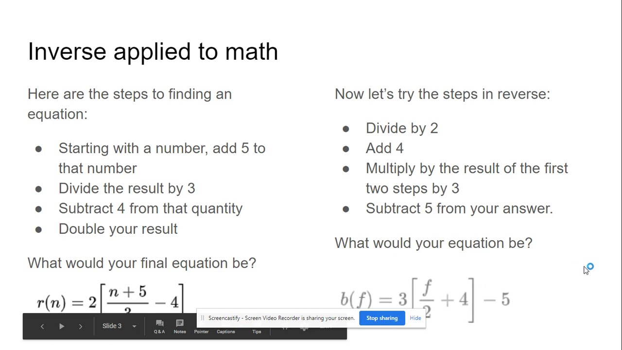 Algebra 2 Week 1 - YouTube