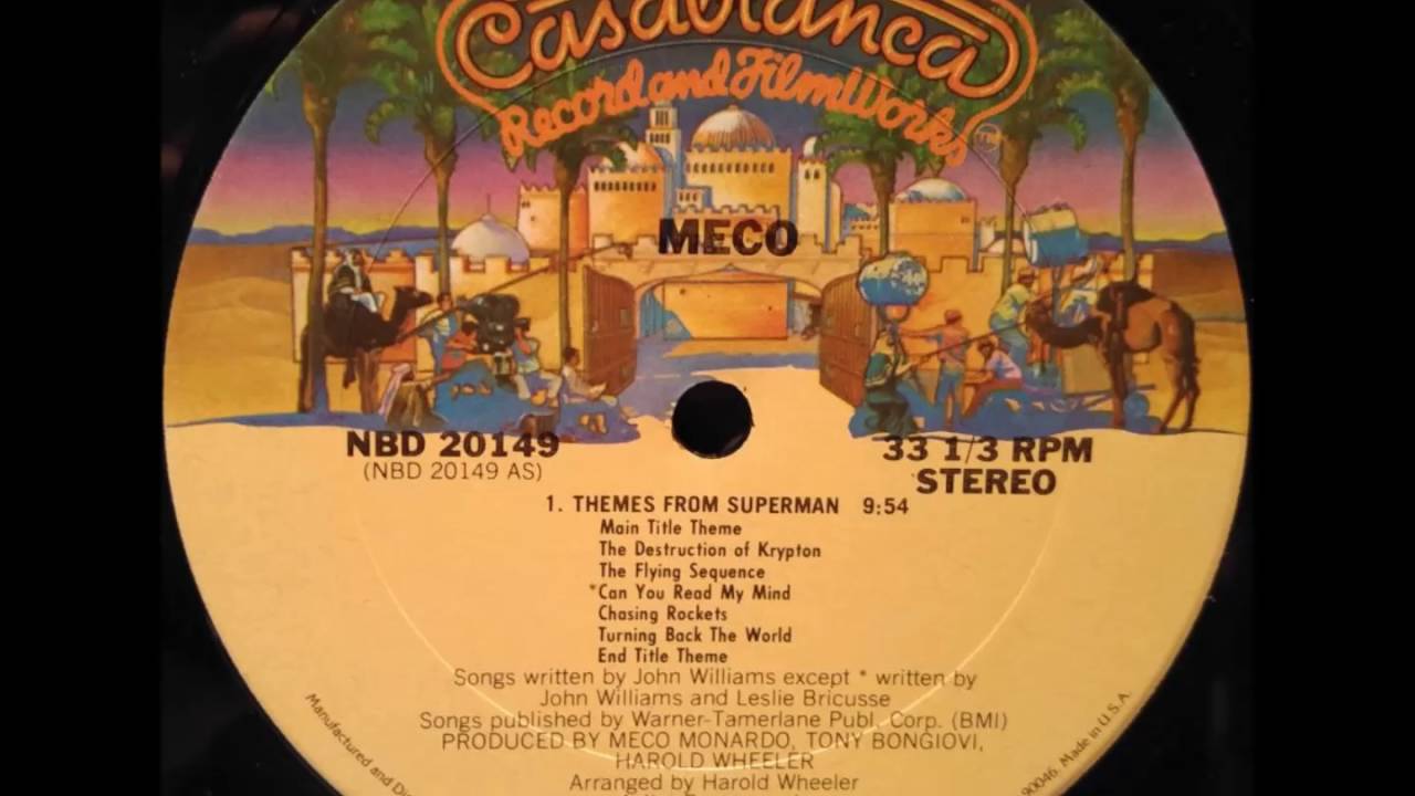 Meco -  Themes from Superman  ( Digitally Remastered by Bram van Leeuwen)