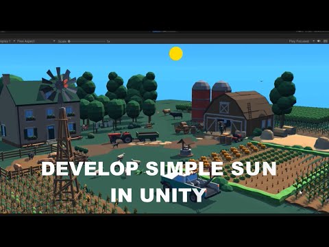 Develop simple sun in unity no lens flare easy tutorial