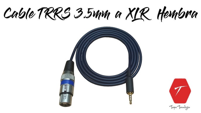 Cómo hacer / reparar / armar un cable Jack 6.3mm a Plug TRRS 3.5mm 