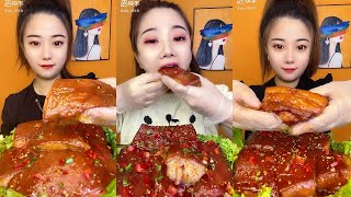 [ASMR] Chinese people eat braised pork,Thịt lợn om,紅燒肉,หมูตุ๋น,찐 돼지고기 | Chinese people Mukbang