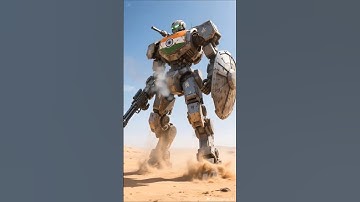 🇮🇳 India Stunning Female Tank Soldier with Tank Titan Transformation – Armor to Mech 🔥🛡️🤖
