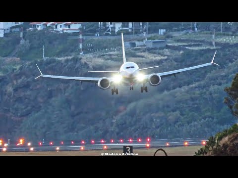 SKILLEAD RYANAIR PILOT LANDING at MADEIRA AIRPORT