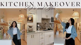 MAJOR SMALL KITCHEN MAKEOVER / BEFORE &amp; AFTER