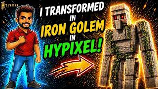 How I Became an Iron Golem in Hypixel SkyBlock!