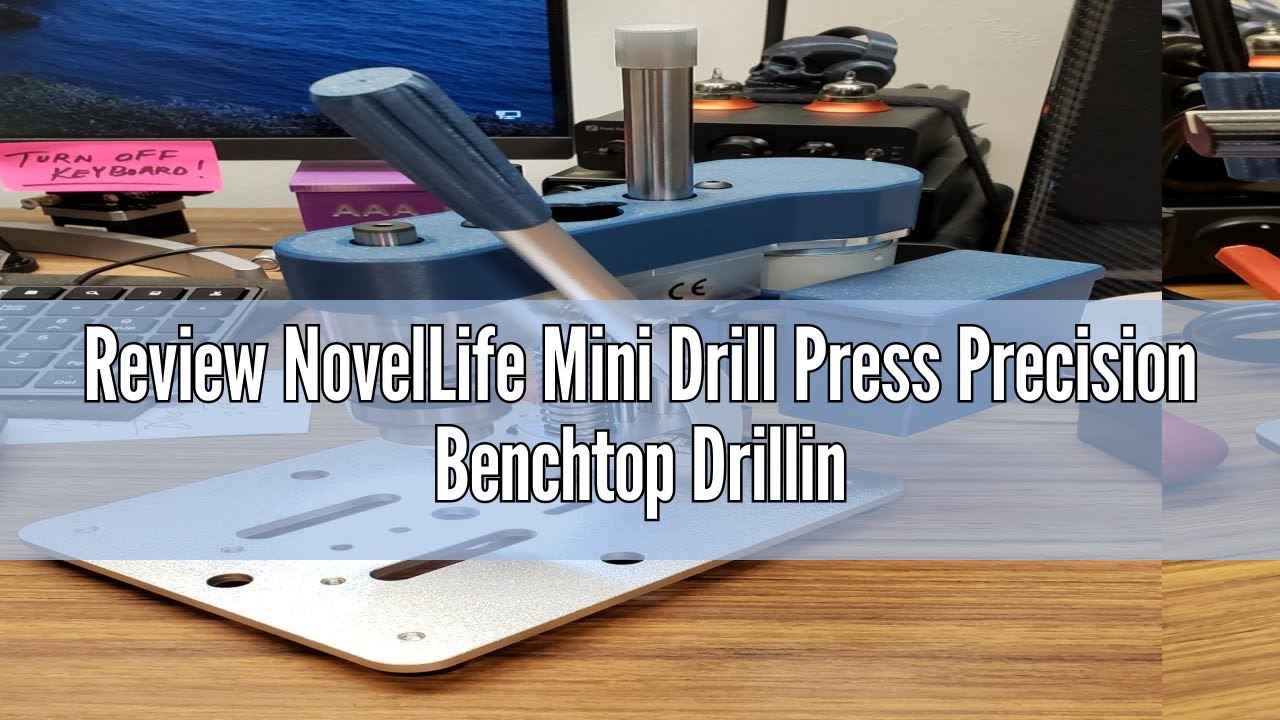 Review NovelLife Mini Drill Press Precision Benchtop Drilling Machine Elecric Portable Table Driller